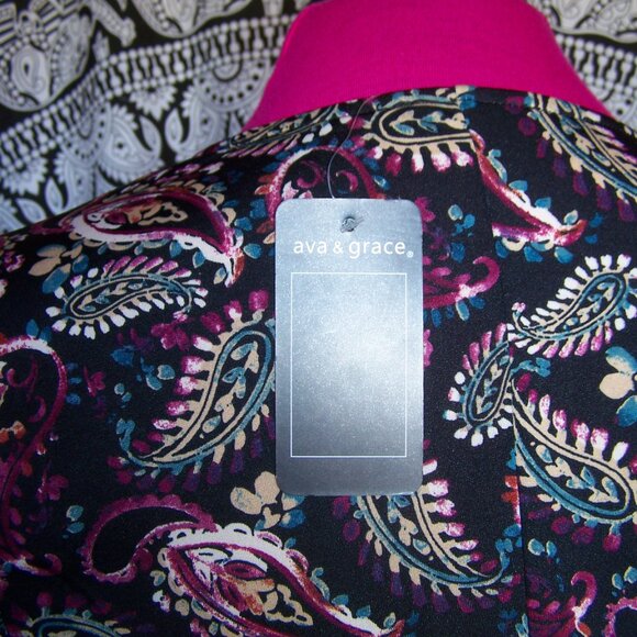 Ava & Grace NWT Fall Colors Dress Sz S - Picture 5 of 5